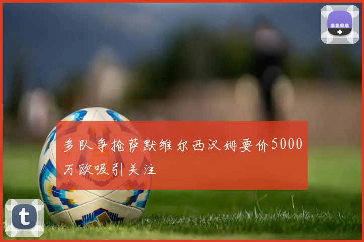 多队争抢萨默维尔西汉姆要价5000万欧吸引关注